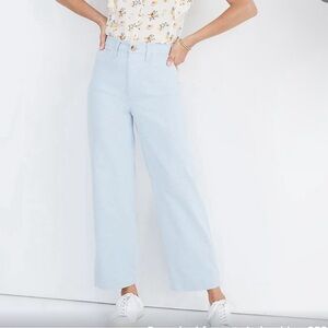 Madewell Slim Emmett Wide Leg Crop
